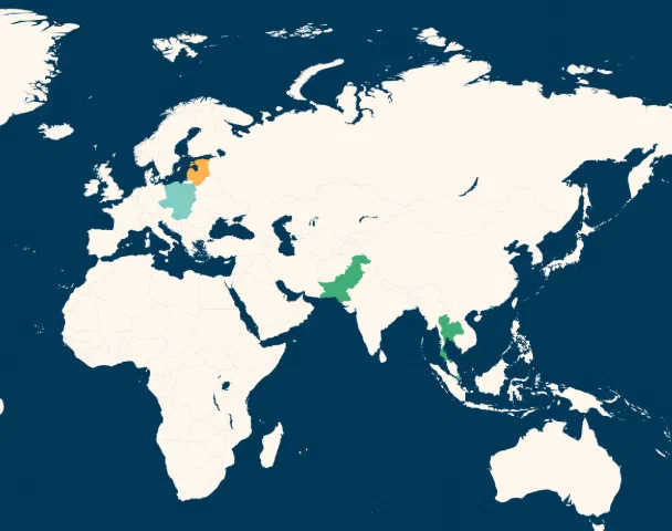 Arc of Asia global trade network